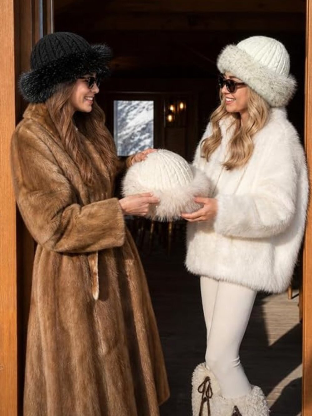 Faux Fur Winter Bucket Hat